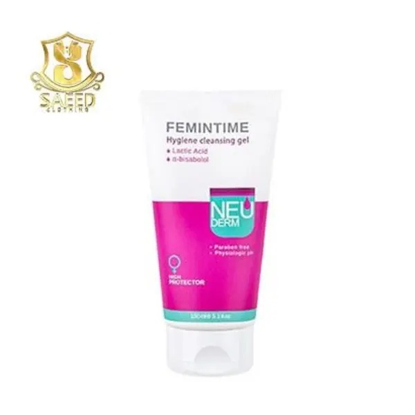 ژل بهداشتی بانوان نئودرم مدل فم اینتیم Femintime حجم 150 میلی لیتر