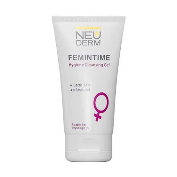 ژل بهداشتی بانوان نئودرم مدل فم اینتیم Femintime حجم 150 میلی لیتر