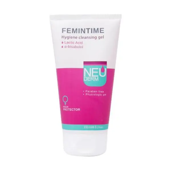 ژل بهداشتی بانوان نئودرم مدل فم اینتیم Femintime حجم 150 میلی لیتر