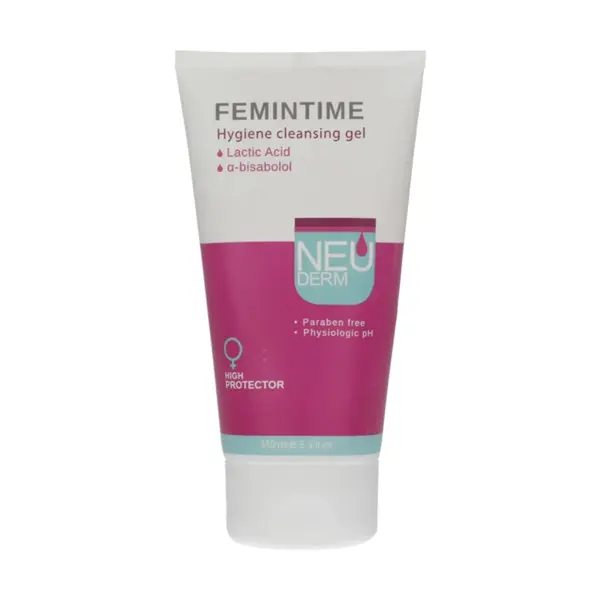 ژل بهداشتی بانوان نئودرم مدل فم اینتیم Femintime حجم 150 میلی لیتر