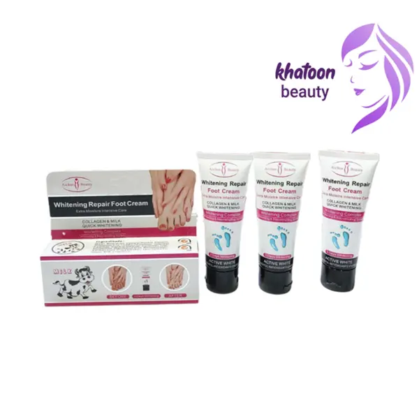 کرم ترمیم کننده ترک پا آیچون بیوتی مدل Whitening complex حجم 100 میلی لیتر - 2