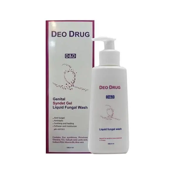 پن مایع ضد قارچ دئودراگ مدل Fungal Wash 0643 حجم ۱۵۰ میلی لیتر