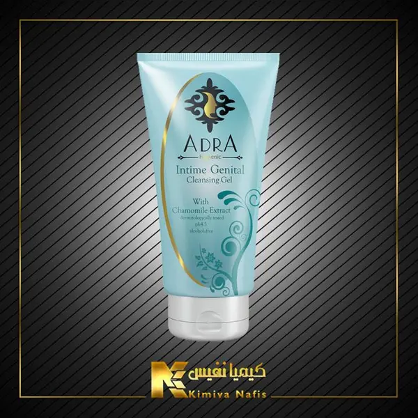 ژل بهداشتی بانوان آدرا حاوی عصاره بابونه حجم 150 میلی لیتر