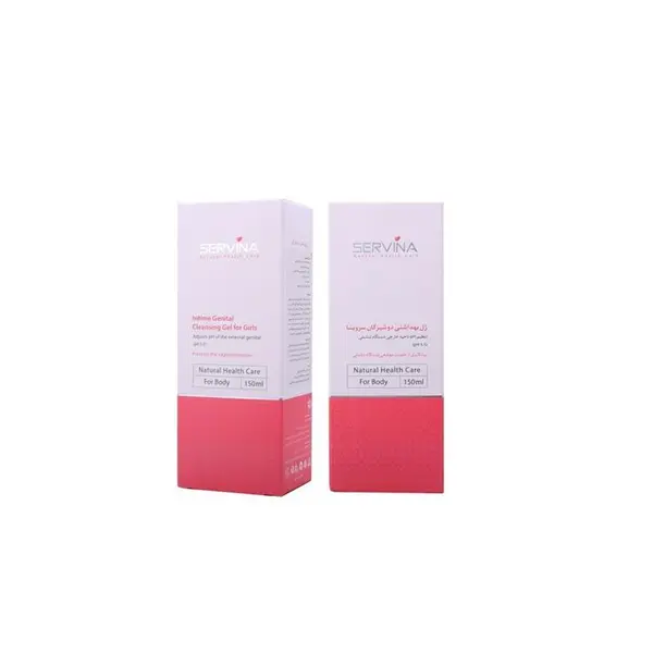 ژل بهداشتی دوشیزگان سروینا مدل Genital حجم 150میلی لیتر