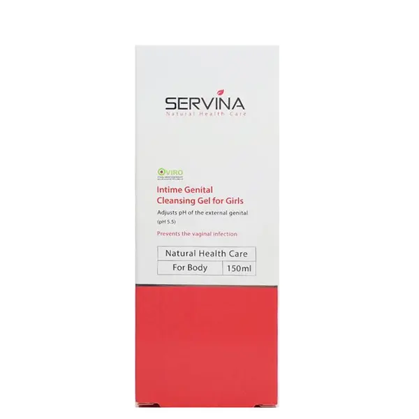 ژل بهداشتی دوشیزگان سروینا مدل Genital حجم 150میلی لیتر
