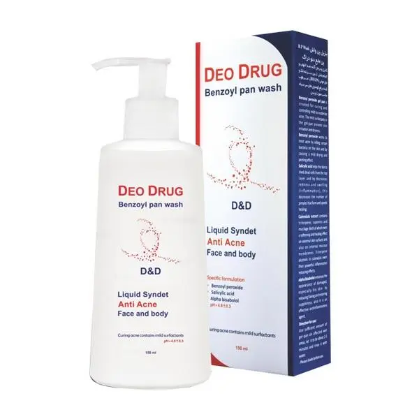 پن مایع دئودراگ حاوی بنزوئیل پروکساید و اسید سالیسیلیک 150 میلی لیتر Benzoyl Proxide 0605