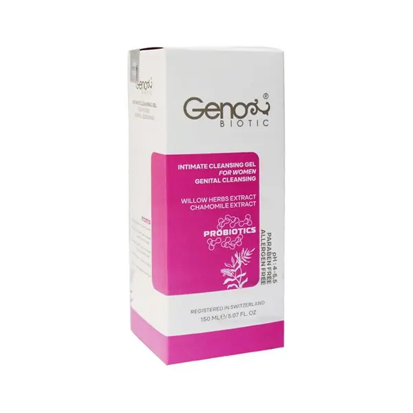 ژل بهداشتی دوشیزگان ژنوبایوتیک 150  میل