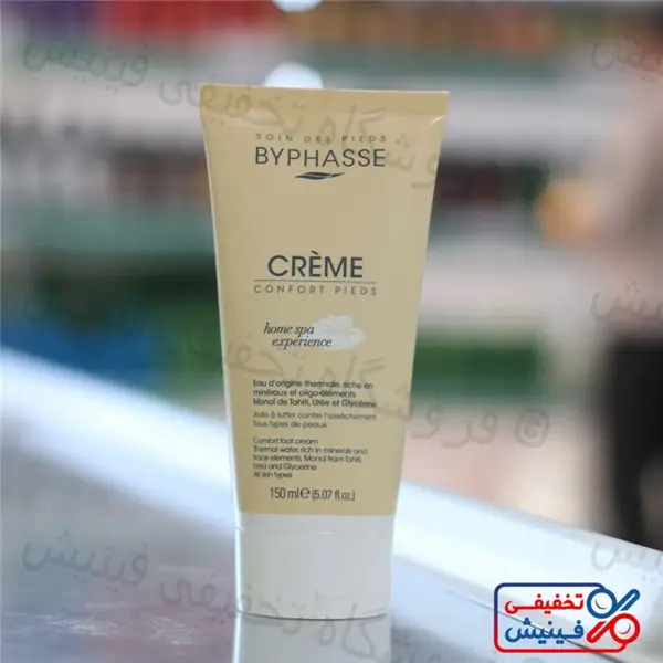 کرم ترک پا بایفاس BYPHASSE حاوی عصاره گل مونوی و گلیسیرین حجم 150 میل - 2