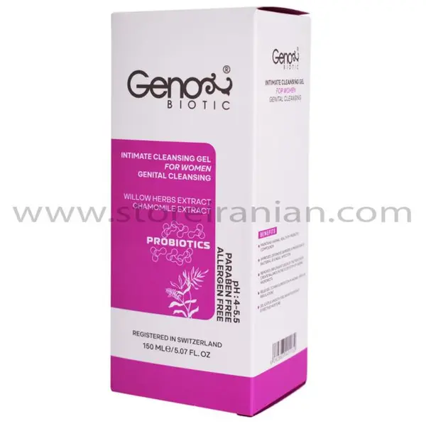 ژل بهداشتی دوشیزگان ژنوبایوتیک 150  میل