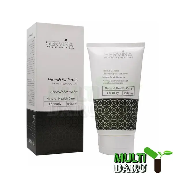 ژل بهداشتی آقایان سروینا مدل Genital حجم 150 میلی لیتر