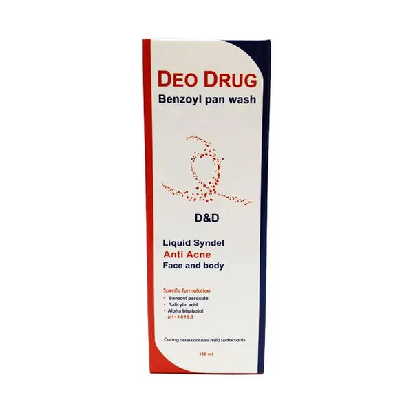 پن مایع دئودراگ حاوی بنزوئیل پروکساید و اسید سالیسیلیک 150 میلی لیتر Benzoyl Proxide 0605