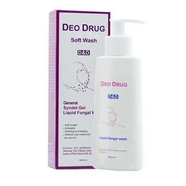 پن مایع ضد قارچ دئودراگ مدل Fungal Wash 0643 حجم ۱۵۰ میلی لیتر