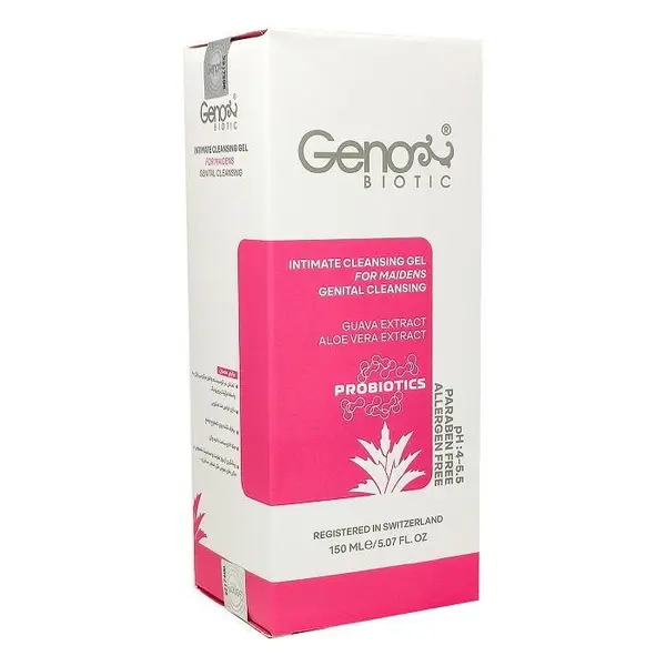 ژل بهداشتی دوشیزگان ژنوبایوتیک 150 میل ژل بهداشتی دوشیزگان ژنوبایوتیک 150 میل