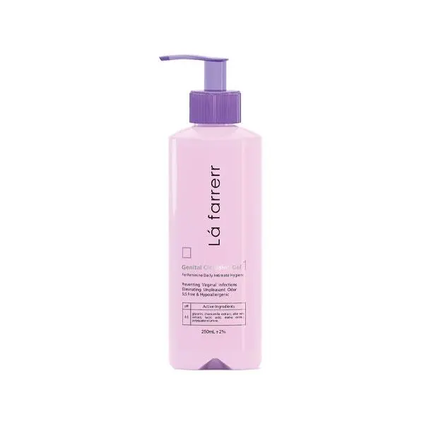 ژل بهداشتی بانوان 1 لافارر مدل Gentinal Cleansing Gel حجم 250 میلی لیتر