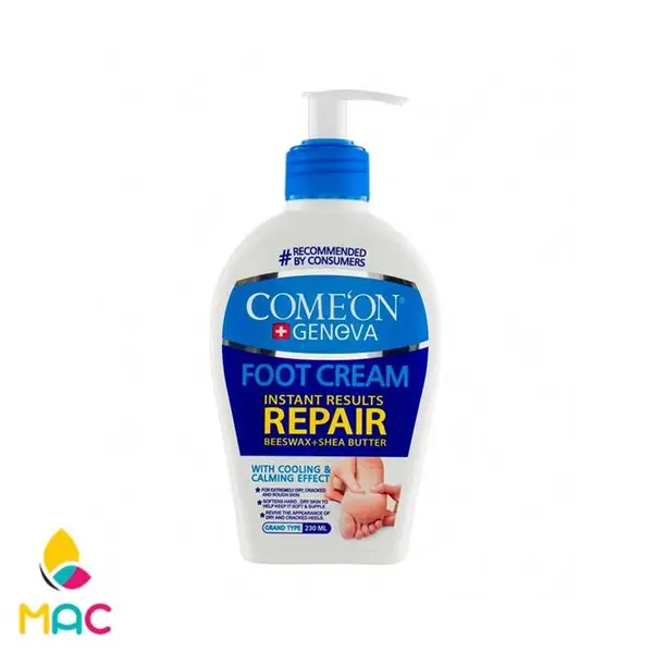 کرم ترک پا کامان پمپی 230 میل Comeon Cream Foot 230ml