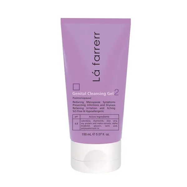 ژل بهداشتی بانوان یائسه 2 لافارر مدل Gentinal Cleansing Gel حجم 250 میلی لیتر