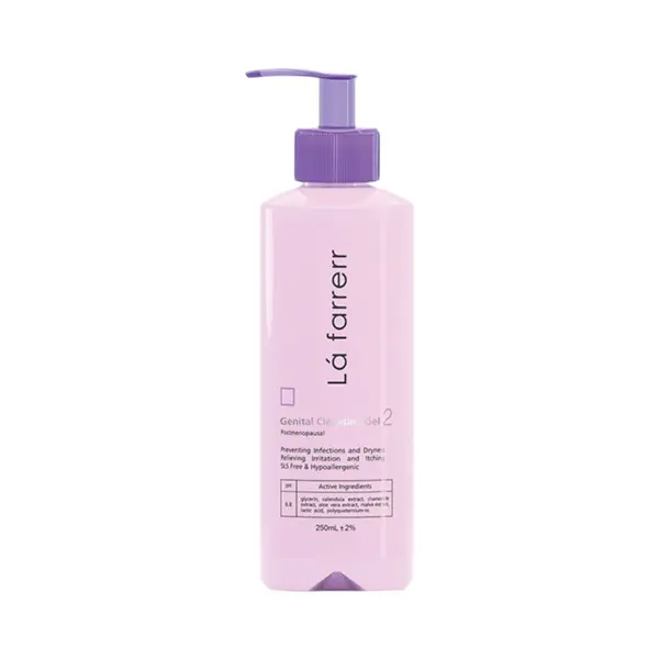 ژل بهداشتی بانوان یائسه 2 لافارر مدل Gentinal Cleansing Gel حجم 250 میلی لیتر