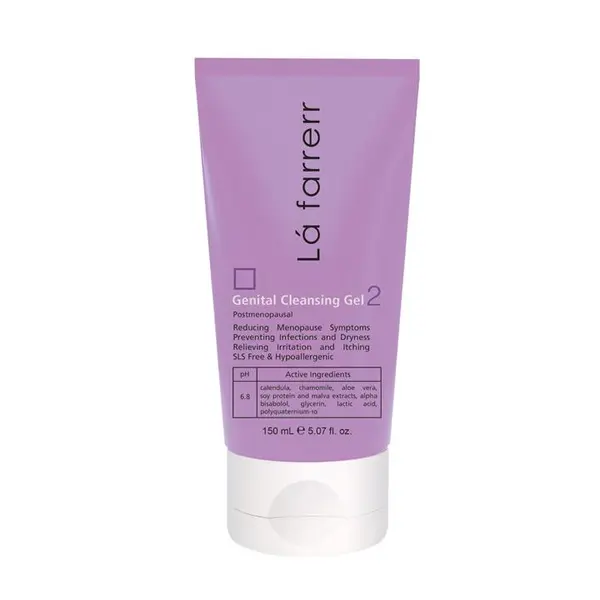 ژل بهداشتی بانوان یائسه 2 لافارر مدل Gentinal Cleansing Gel حجم 250 میلی لیتر