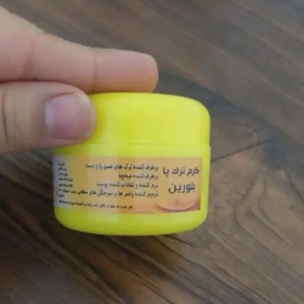 کرم ترک پا بلورین موم زنبور عسل 50 گرم