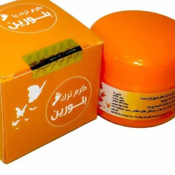 کرم ترک پا بلورین موم زنبور عسل 50 گرم