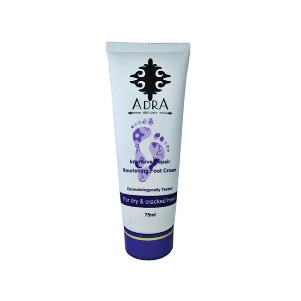 کرم ترک پا آدرا Adra حاوی عصاره آلوئه ورا و بابونه حجم 75 میلی لیتر