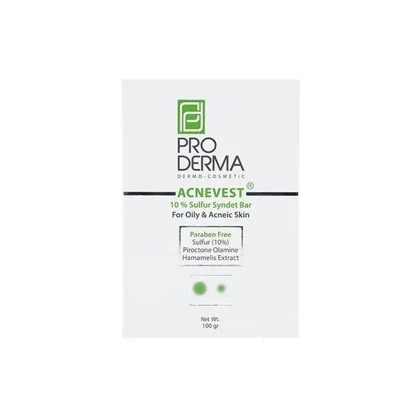 پن پوست چرب پرودرما مدل Acnevest مقدار 100 گرم