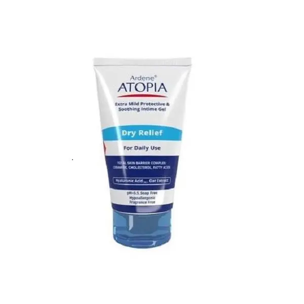 ژل شستشوی بسیار ملایم ناحیه ژنیتال آردن سری Atopia مدل Dry Relief حجم 150 میل