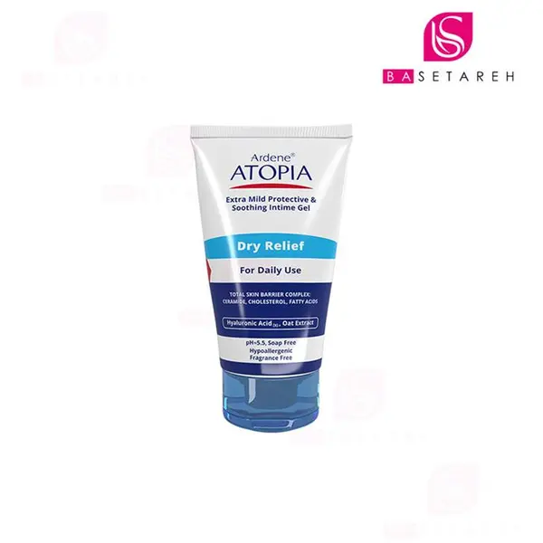 ژل شستشوی بسیار ملایم ناحیه ژنیتال آردن سری Atopia مدل Dry Relief حجم 150 میل