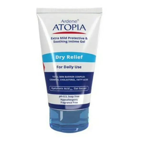 ژل شستشوی بسیار ملایم ناحیه ژنیتال آردن سری Atopia مدل Dry Relief حجم 150 میل