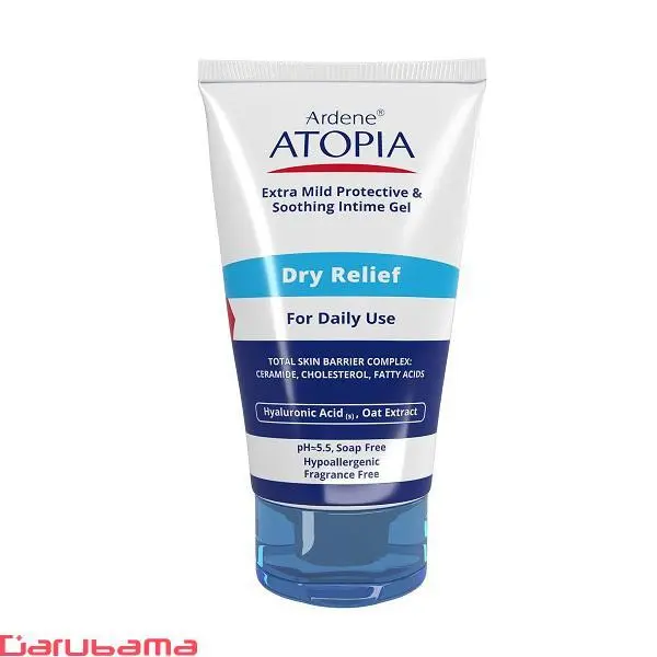 ژل شستشوی بسیار ملایم ناحیه ژنیتال آردن سری Atopia مدل Dry Relief حجم 150 میل