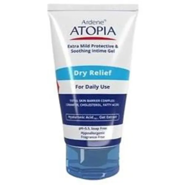 ژل شستشوی بسیار ملایم ناحیه ژنیتال آردن سری Atopia مدل Dry Relief حجم 150 میل