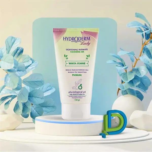 ژل بهداشتی روشن کننده بانوان هیدرودرم  Hydroderm Lightening Intimate Cleaning Gel 150