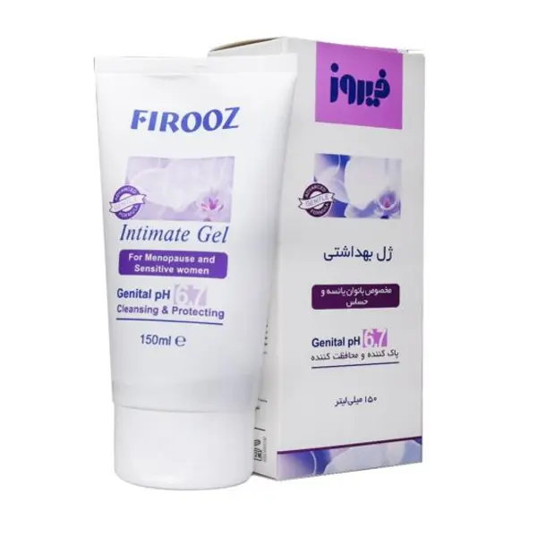 ژل بهداشتی بانوان فیروز مدل Menopause and Sensitive حجم 150 میلی لیتر مجموعه 6 عددی