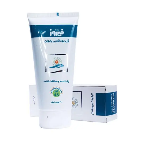 ژل بهداشتی بانوان مدل physiological pH 4.5 فیروز 150 میل