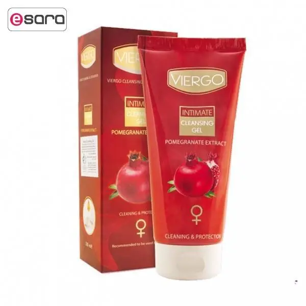 ژل بهداشتی بانوان ویرگو مدل انار Pomegranate حجم 200 میلی لیتر