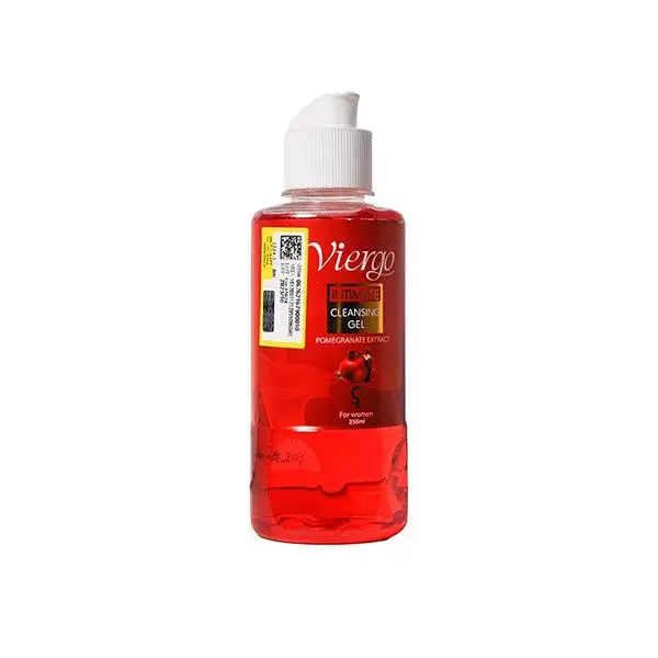 ژل بهداشتی بانوان ویرگو مدل انار Pomegranate حجم 200 میلی لیتر