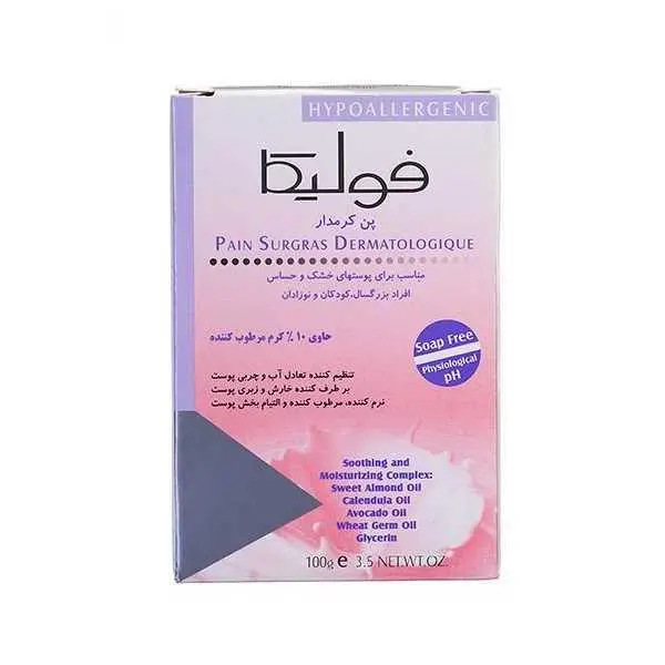 پن شستشو صورت فولیکا مدل Ultra Rich Cream وزن 100 گرم