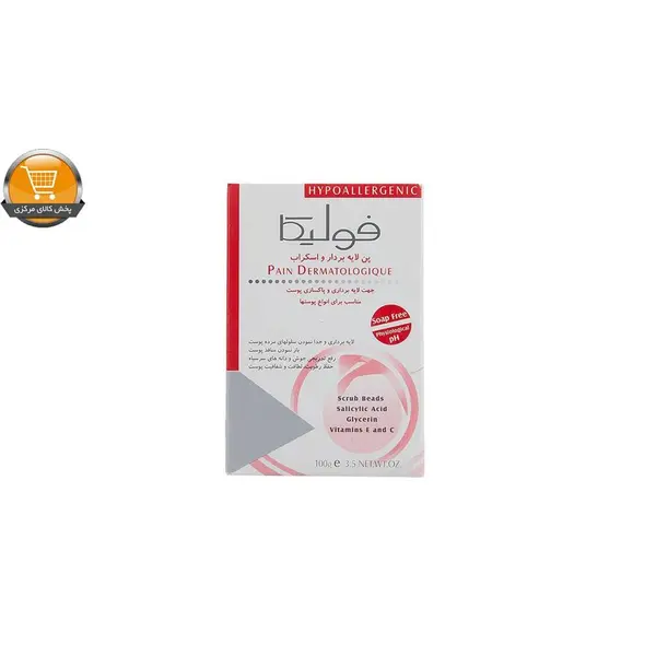 پن فولیکا مدل لایه بردار و اسکراب مناسب انواع پوست وزن 100 گرم