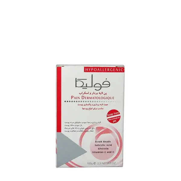 پن فولیکا مدل لایه بردار و اسکراب مناسب انواع پوست وزن 100 گرم