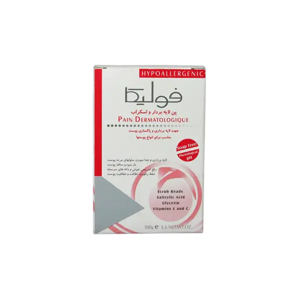پن فولیکا مدل لایه بردار و اسکراب مناسب انواع پوست وزن 100 گرم