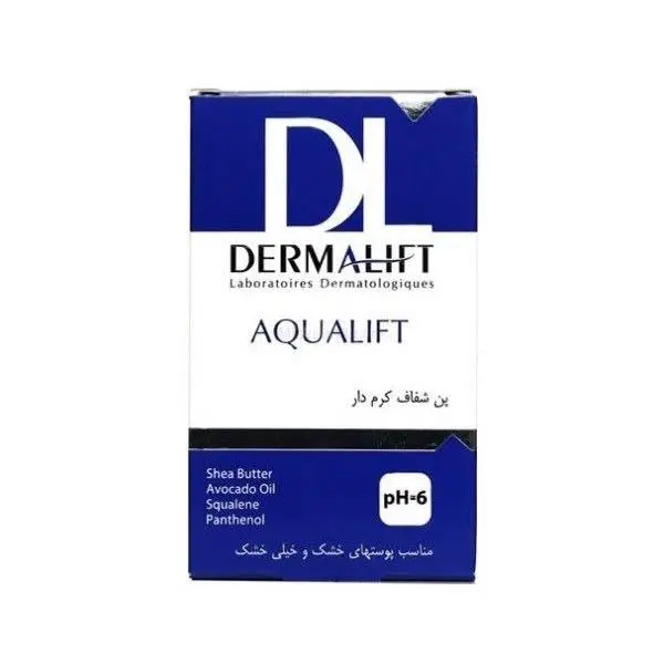 پن شفاف کرم دار آکوالیفت AQUALIFT درمالیفت مناسب پوست های خشک و خیلی خشک 100 گرم