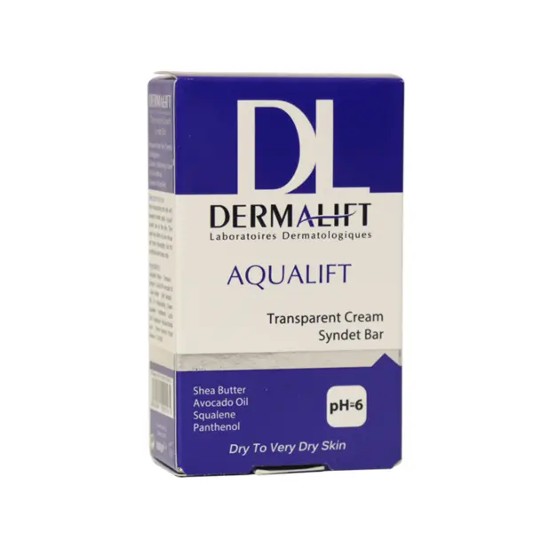پن شفاف کرم دار آکوالیفت AQUALIFT درمالیفت مناسب پوست های خشک و خیلی خشک 100 گرم