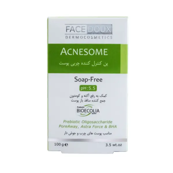پن شوینده ACNESOME آکنه سام فیس دوکس مناسب پوست‎ چرب و دارای جوش 100 گرم