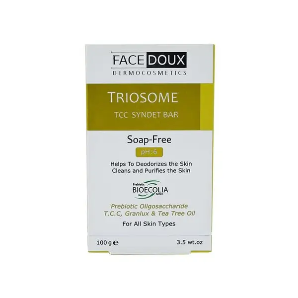 پن شوینده تریوسام TRIOSOME آنتی ‎باکتریال فیس دوکس مناسب انواع پوست 100 گرم
