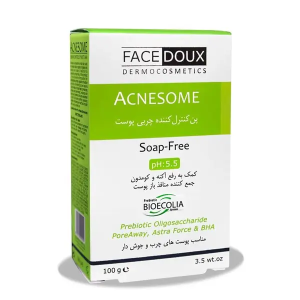 پن شوینده ACNESOME آکنه سام فیس دوکس مناسب پوست‎ چرب و دارای جوش 100 گرم