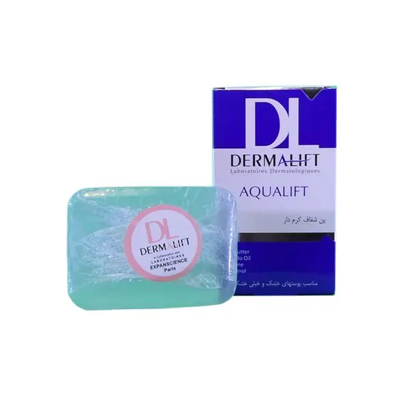 پن شفاف کرم دار آکوالیفت AQUALIFT درمالیفت مناسب پوست های خشک و خیلی خشک 100 گرم