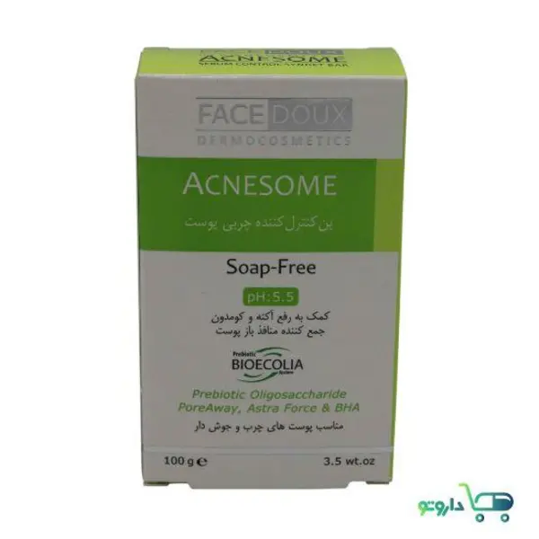 پن شوینده ACNESOME آکنه سام فیس دوکس مناسب پوست‎ چرب و دارای جوش 100 گرم