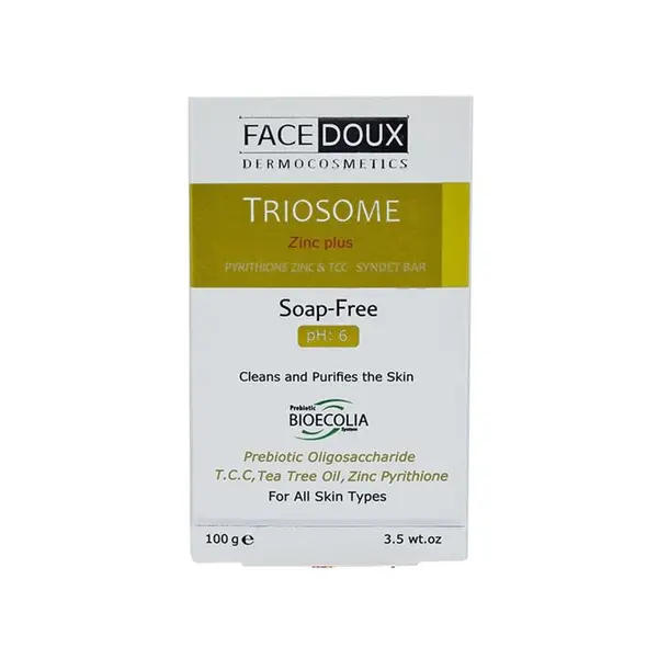 پن شوینده تریوسام TRIOSOME آنتی ‎باکتریال فیس دوکس مناسب انواع پوست 100 گرم