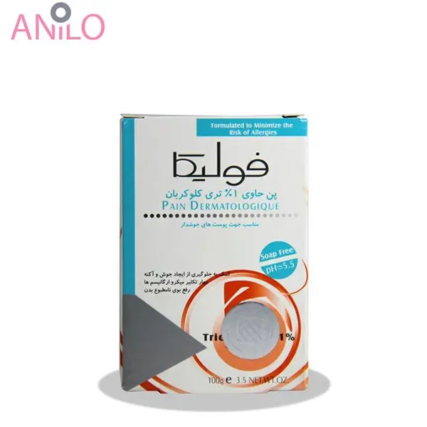 پن فولیکا مدل Cu-Zn مناسب پوست خیلی خشک و حساس 100 گرم
