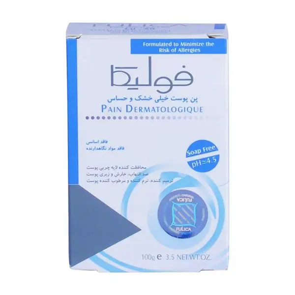 پن فولیکا مدل Cu-Zn مناسب پوست خیلی خشک و حساس 100 گرم